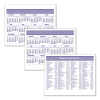 Flip-a-week Desk Calendar Refill, 7 X 6, White, 2021