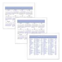 Flip-a-week Desk Calendar Refill With Quicknotes, 7 X 6, White, 2021