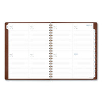 Signature Collection Academic Planner, 11.5 X 8, Distressed Brown, 2021-2022