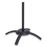 Cleo Coat Stand, Stand Alone Rack, Ten Knobs, Steel-plastic, 19.75w X 19.75d X 68.9h, Black