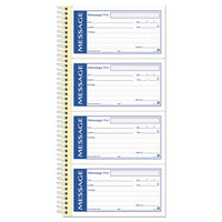 Write 'n Stick Phone Message Pad, 2 3-4 X 4 3-4, Two-part Carbonless, 200 Forms