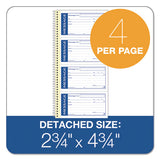 Write 'n Stick Phone Message Pad, 2 3-4 X 4 3-4, Two-part Carbonless, 200 Forms