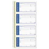 Write 'n Stick Phone Message Pad, 2 3-4 X 4 3-4, Two-part Carbonless, 200 Forms