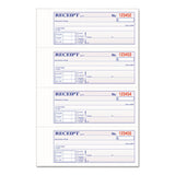 Tops 3-part Hardbound Receipt Book, 7 X 2 3-4, Carbonless, 200 Sets-book