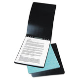 Presstex Report Cover, Top Bound, Prong Clip, Legal, 2" Cap, Light Blue