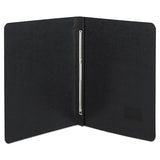 Presstex Report Cover, Side Bound, Prong Clip, Letter, 3" Cap, Black