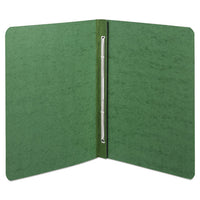 Presstex Report Cover, Side Bound, Prong Clip, Letter, 3" Cap, Dark Green