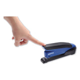 Inpower Spring-powered Desktop Stapler, 20-sheet Capacity, Blue