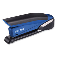 Inpower Spring-powered Desktop Stapler, 20-sheet Capacity, Blue