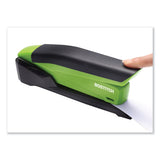 Inpower Spring-powered Desktop Stapler, 20-sheet Capacity, Green