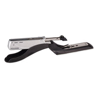 Spring-powered Premium Heavy-duty Stapler, 65-sheet Capacity, Black-silver