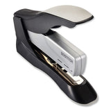 Spring-powered Premium Heavy-duty Stapler, 100-sheet Capacity, Black-silver