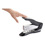 Spring-powered Premium Heavy-duty Stapler, 100-sheet Capacity, Black-silver