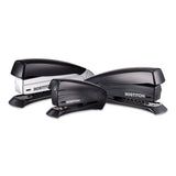 Inspire Spring-powered Full-strip Stapler, 20-sheet Capacity, Black