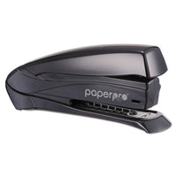 Inspire Spring-powered Full-strip Stapler, 20-sheet Capacity, Black