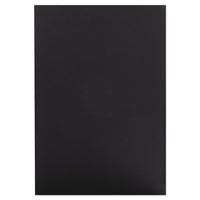 Foam Board, Cfc-free Polystyrene, 20 X 30, Black Surface And Core, 10/carton