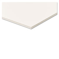 Foam Board, Polystyrene, 40 X 30, White Surface And Core, 10/carton