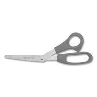 Value Line Stainless Steel Shears, 8" Long, 3.5" Cut Length, Black Offset Handles, 3-pack