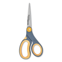 Non-stick Titanium Bonded Scissors, 8" Long, 3.25" Cut Length, Gray-purple Straight Handle