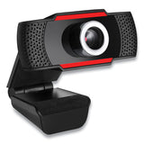 Cybertrack H3 720p Hd Usb Webcam With Microphone, 1280 Pixels X 720 Pixels, 1.3 Mpixels, Black