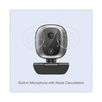 Cybertrack M1 Hd Fixed Focus Usb Webcam With Ai Motion-facial Tracking, 1920 Pixels X 1080 Pixels, 2.1 Mpixels, Black-silver