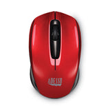 Imouse S50 Wireless Mini Mouse, 2.4 Ghz Frequency-33 Ft Wireless Range, Left-right Hand Use, Red