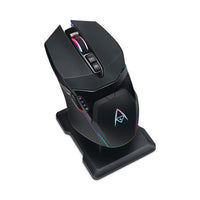 Imouse X50 Series Gaming Mouse With Charging Cradle, 2.4 Ghz Frequency-33 Ft Wireless Range, Left-right Hand Use, Black