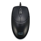 Imouse M60 Antimicrobial Wireless Mouse, 2.4 Ghz Frequency-30 Ft Wireless Range, Left-right Hand Use, Black
