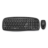 Wkb1330cb Wireless Desktop Keyboard And Mouse Combo, 2.4 Ghz Frequency-30 Ft Wireless Range, Black