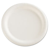 Premium Coated Paper Plates, 9" Dia, White, 125-pack, 4 Packs-carton