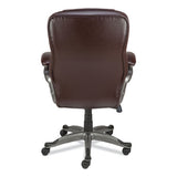 Alera Birns Series High-back Task Chair, Supports Up To 250 Lb, 18.11" To 22.05" Seat Height, Brown Seat-back, Chrome Base