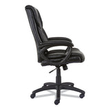 Alera Brosna Series Mid-back Task Chair, Supports Up To 250 Lb, 18.15" To 21.77 Seat Height, Black Seat-back, Black Base