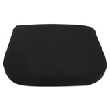 Cooling Gel Memory Foam Seat Cushion, 16.5 X 15.75 X 2.75, Black