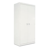 Assembled 72" High Storage Cabinet, W-adjustable Shelves, 36w X 18d, Light Gray