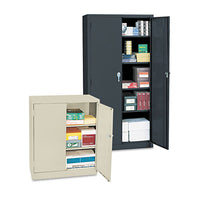 Economy Assembled Storage Cabinet, 36w X 18d X 42h, Putty