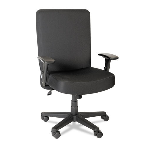 Alera Xl Series Big And Tall High-back Task Chair, Supports Up To 500 Lbs., Black Seat-black Back, Black Base