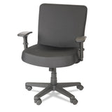 Alera Xl Series Big And Tall Mid-back Task Chair, Supports Up To 500 Lbs., Black Seat-black Back, Black Base