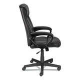 Alera Dalibor Series Manager Chair, Supports Up To 250 Lb, 17.5" To 21.3" Seat  Height, Black Seat-back, Black Base