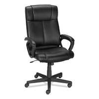 Alera Dalibor Series Manager Chair, Supports Up To 250 Lb, 17.5" To 21.3" Seat  Height, Black Seat-back, Black Base