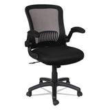 Alera Eb-e Series Swivel-tilt Mid-back Mesh Chair, Supports Up To 275 Lbs, Black Seat-black Back, Black Base