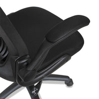 Alera Eb-e Series Swivel-tilt Mid-back Mesh Chair, Supports Up To 275 Lbs, Black Seat-black Back, Black Base