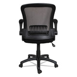 Alera Eb-e Series Swivel-tilt Mid-back Mesh Chair, Supports Up To 275 Lbs, Black Seat-black Back, Black Base