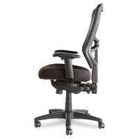 Alera Elusion Series Mesh High-back Multifunction Chair, Supports Up To 275 Lbs, Black Seat-black Back, Black Base