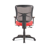 Alera Elusion Series Mesh Mid-back Swivel-tilt Chair, Supports Up To 275 Lb, 17.9" To 21.8" Seat Height, Red