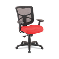 Alera Elusion Series Mesh Mid-back Swivel-tilt Chair, Supports Up To 275 Lb, 17.9" To 21.8" Seat Height, Red