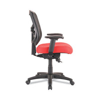 Alera Elusion Series Mesh Mid-back Swivel-tilt Chair, Supports Up To 275 Lb, 17.9" To 21.8" Seat Height, Red