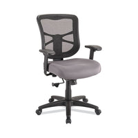 Alera Elusion Series Mesh Mid-back Swivel-tilt Chair, Supports Up To 275 Lb, 17.9" To 21.8" Seat Height, Gray Seat