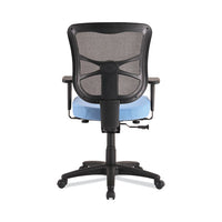 Alera Elusion Series Mesh Mid-back Swivel-tilt Chair, Supports Up To 275 Lb, 17.9" To 21.8" Seat Height, Light Blue Seat