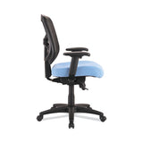 Alera Elusion Series Mesh Mid-back Swivel-tilt Chair, Supports Up To 275 Lb, 17.9" To 21.8" Seat Height, Light Blue Seat