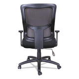 Alera Elusion Ii Series Mesh Mid-back Swivel-tilt Chair, Supports Up To 275 Lbs, Black Seat-black Back, Black Base